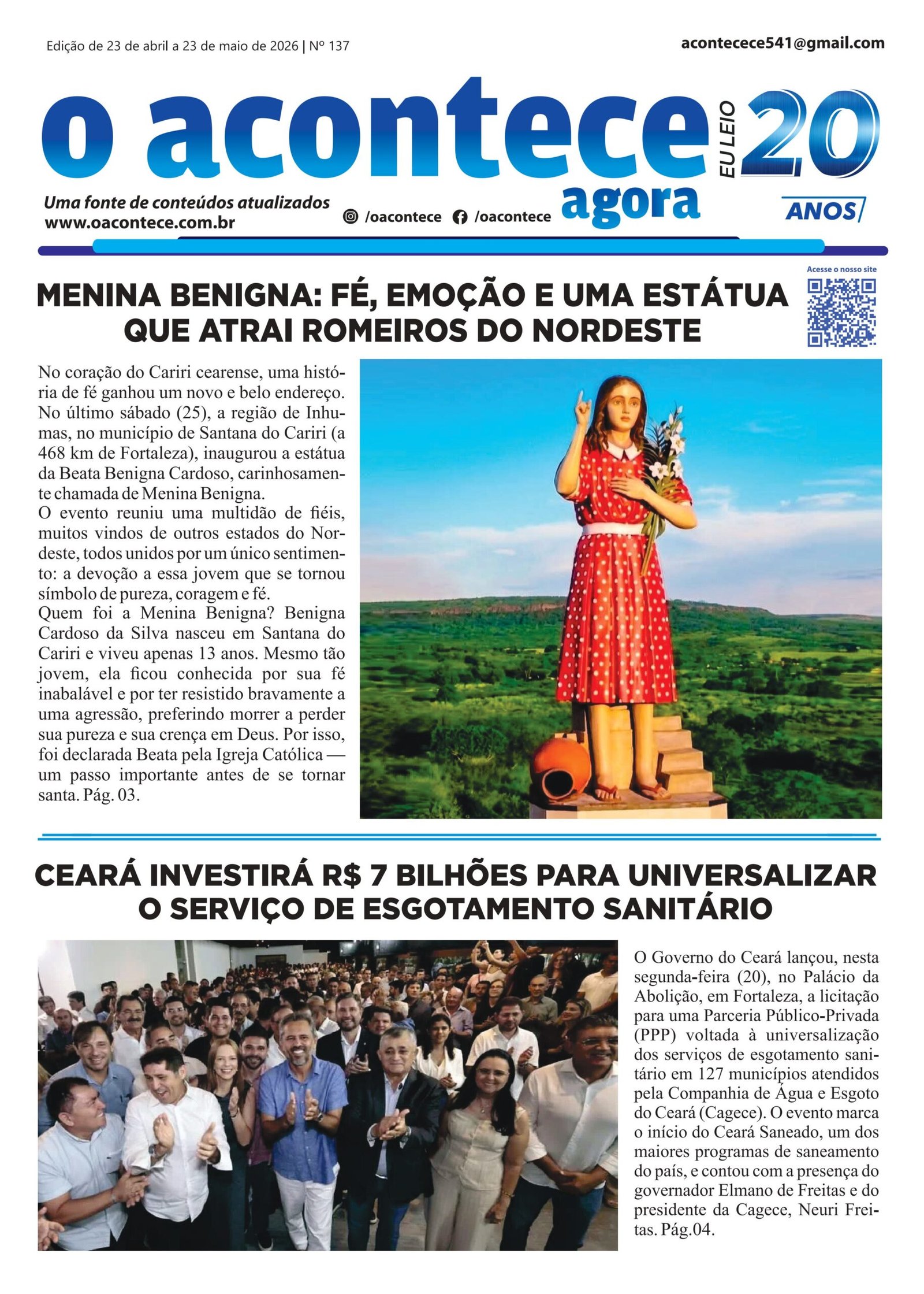 Abril e Maio 2026